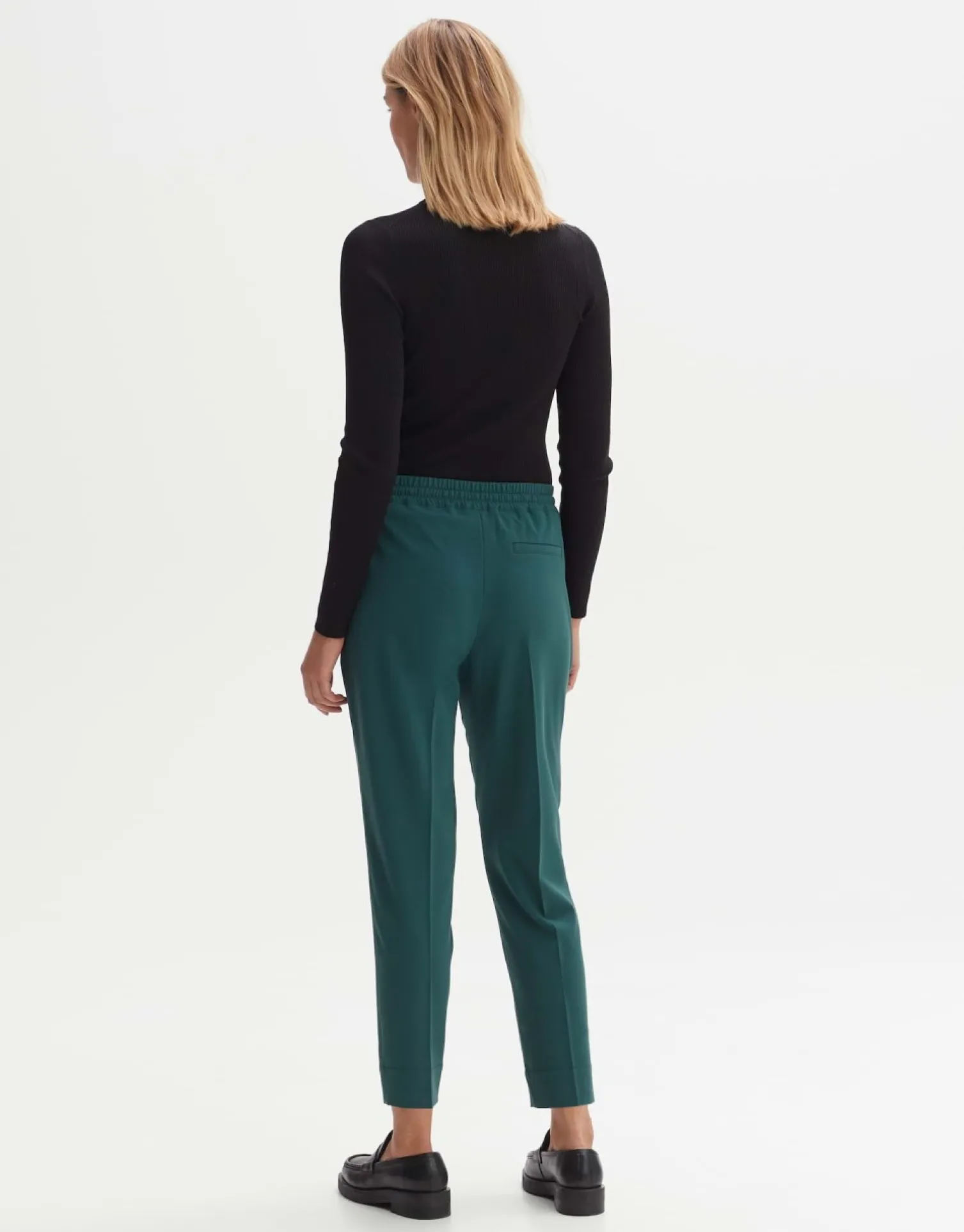 someday Fashion Broeken>Stoffen Broek Melosa Track Deep Teal