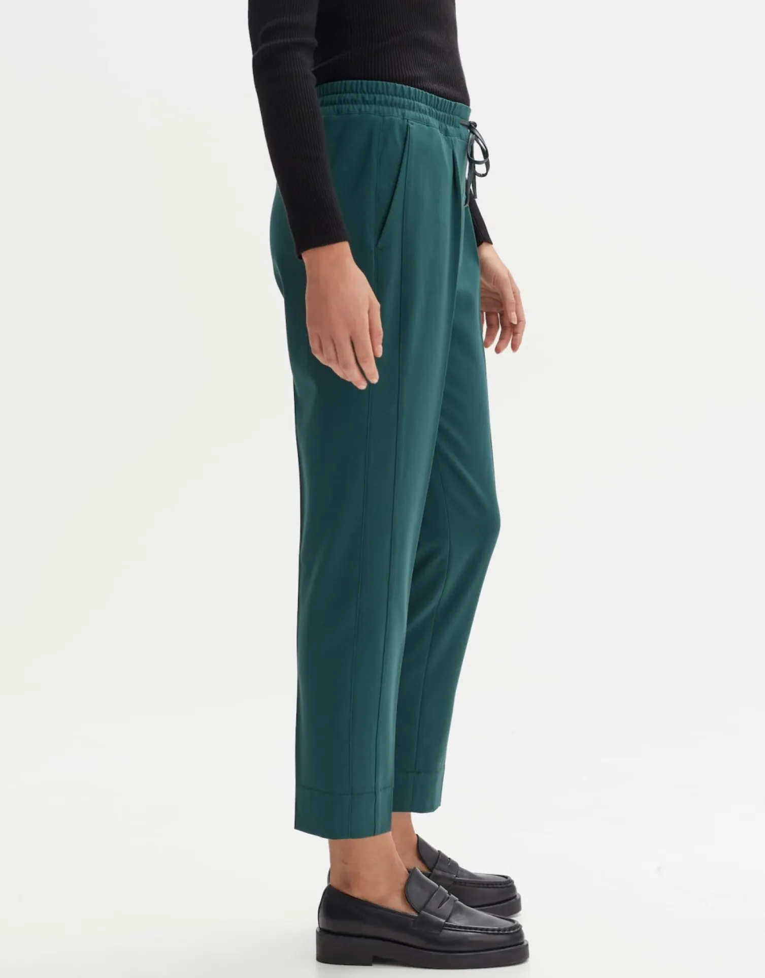 someday Fashion Broeken>Stoffen Broek Melosa Track Deep Teal