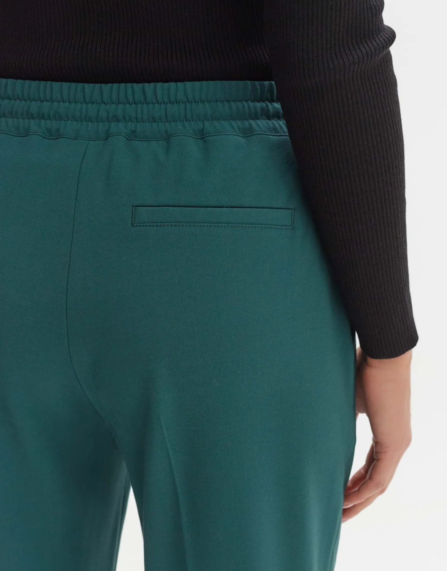 someday Fashion Broeken>Stoffen Broek Melosa Track Deep Teal
