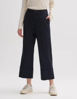 someday Fashion Broeken>Stoffen Broek Metiko Urban Coal Blue
