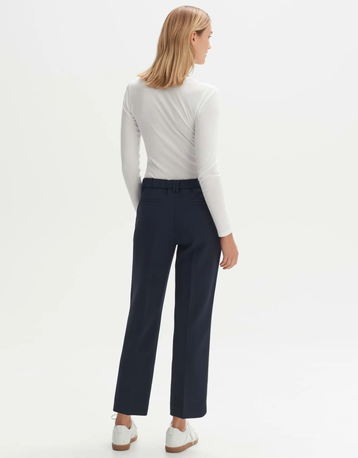 someday Fashion Broeken>Stoffen Broek Miriki Coal Blue