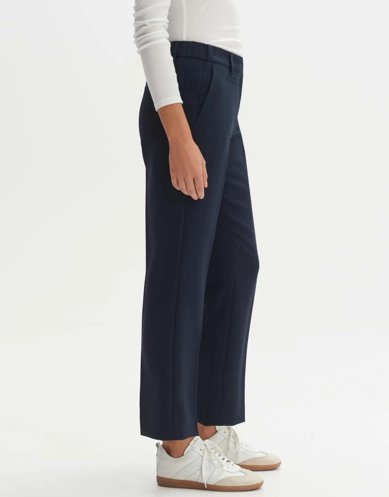 someday Fashion Broeken>Stoffen Broek Miriki Coal Blue