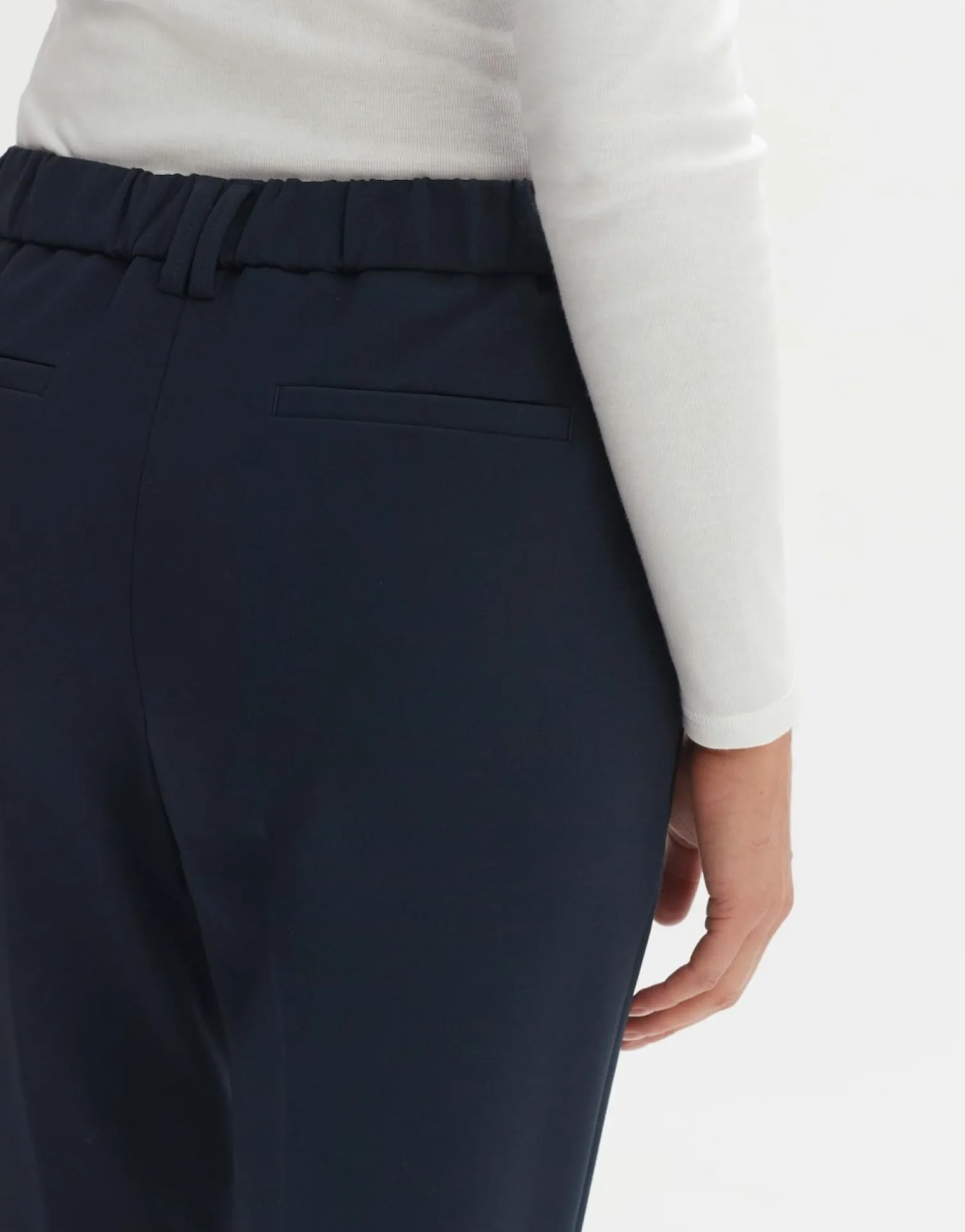 someday Fashion Broeken>Stoffen Broek Miriki Coal Blue