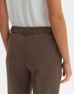 someday Fashion Broeken>Stoffen Broek Miriki Detail Sandalwood