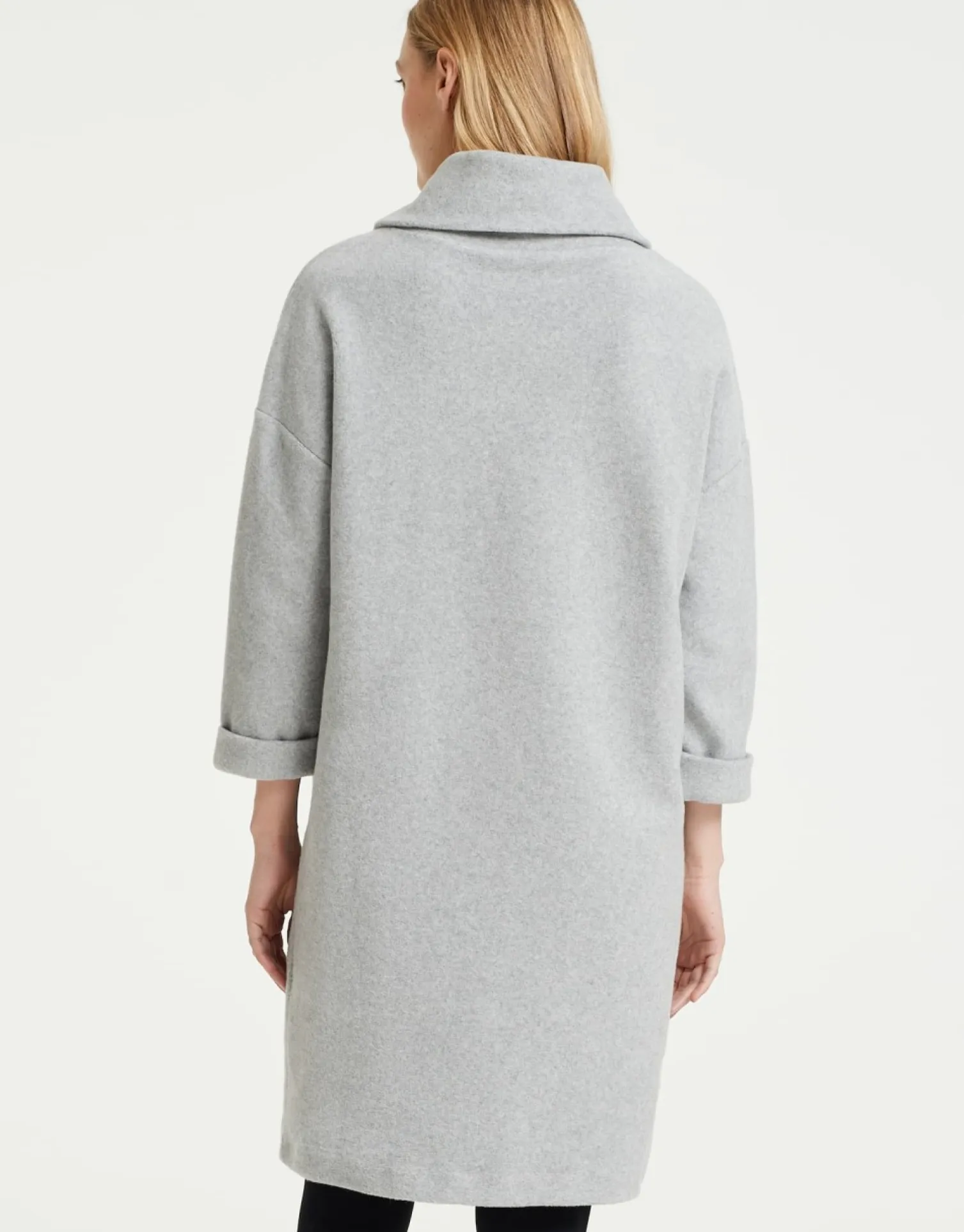 someday Fashion Jurken Rokken>Sweatjurk Welise Hazy Fog Melange