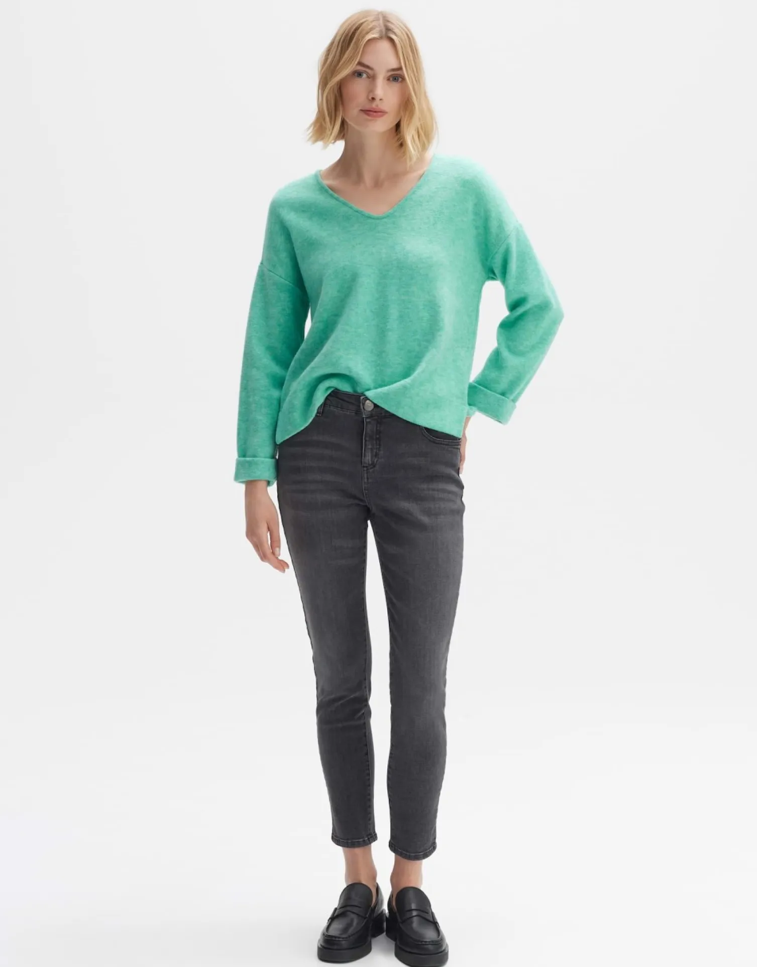 someday Fashion Sweat>Sweatshirt Gelela Pepper Green