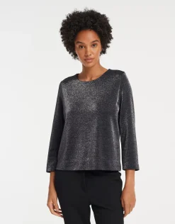 someday Fashion Sweat>Sweatshirt Glanzi Black