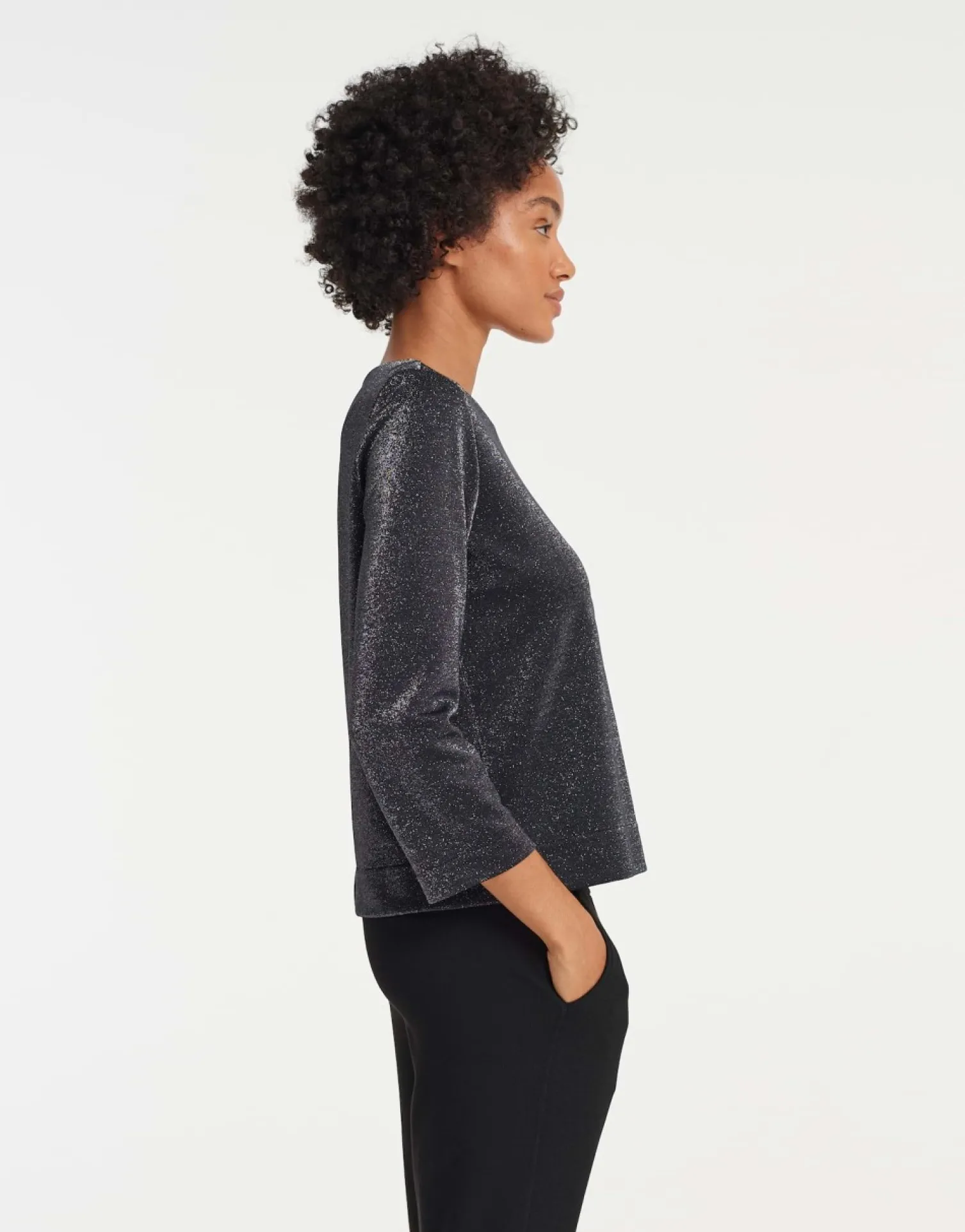 someday Fashion Sweat>Sweatshirt Glanzi Black