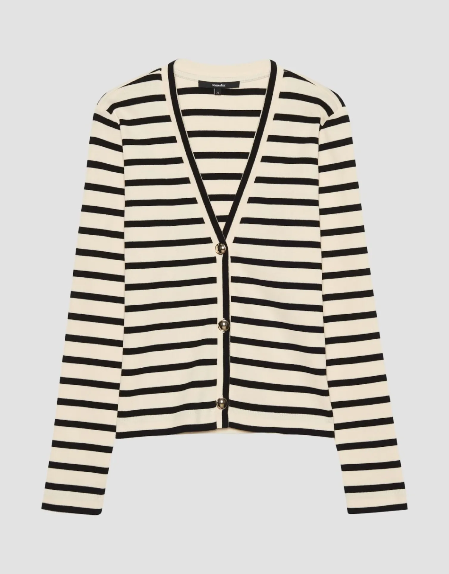 someday Fashion Sweat>Sweatvest Usaba Black