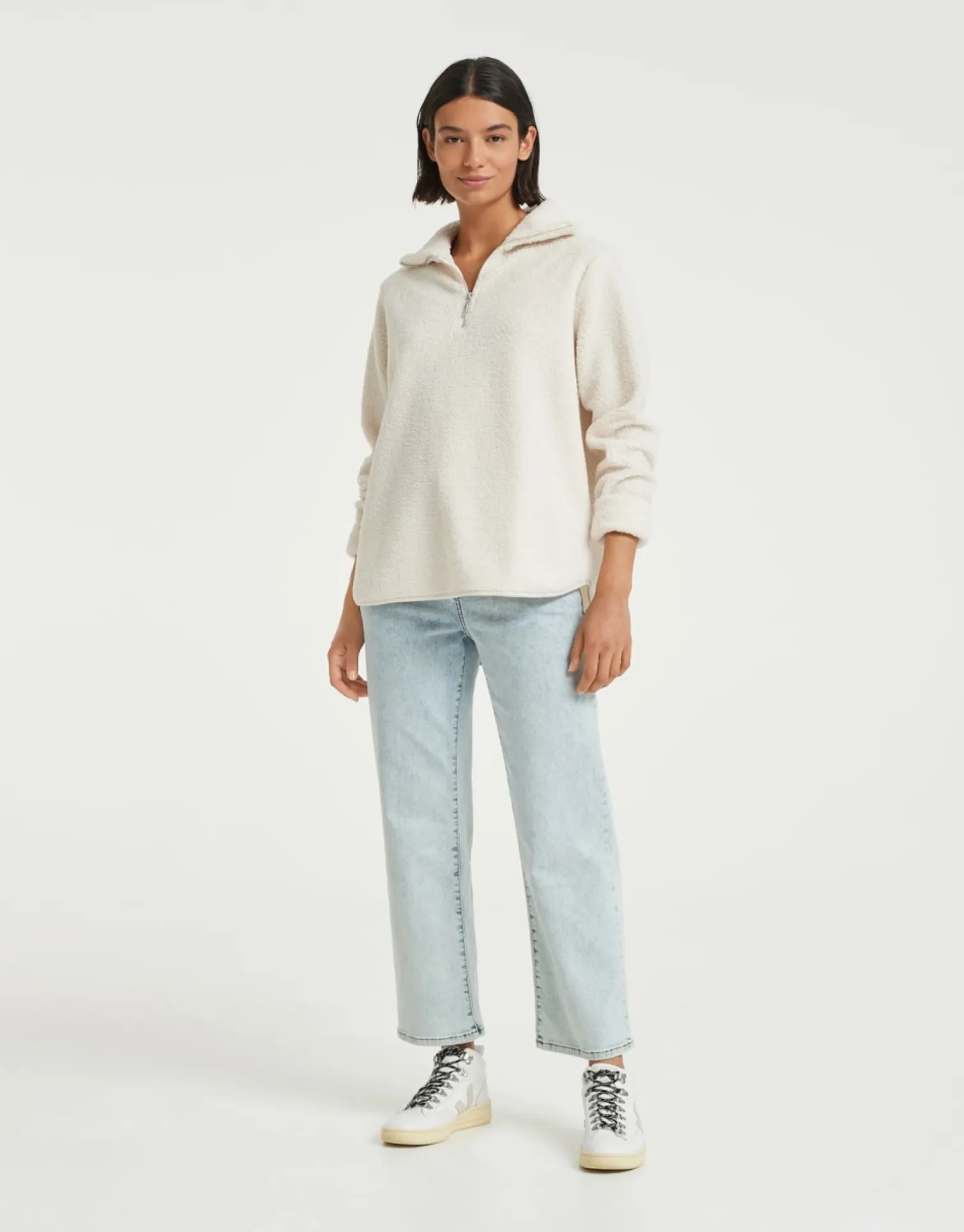 someday Fashion Sweat>Trui Gelsey Soft Cream