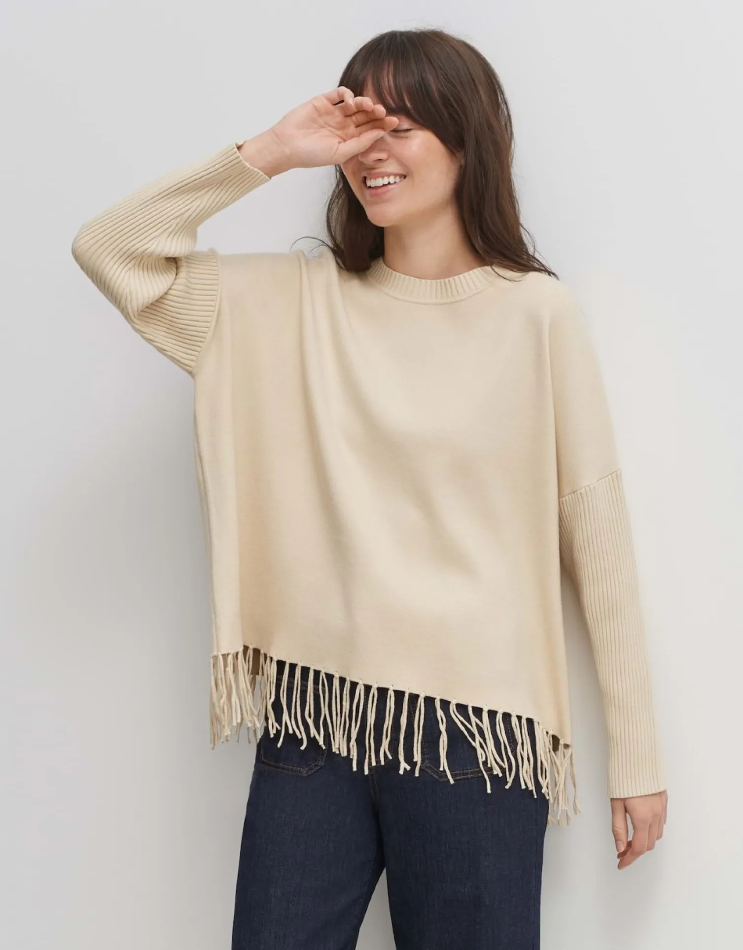 someday Fashion Gebreide Items>Trui Pebila Cloud Cream