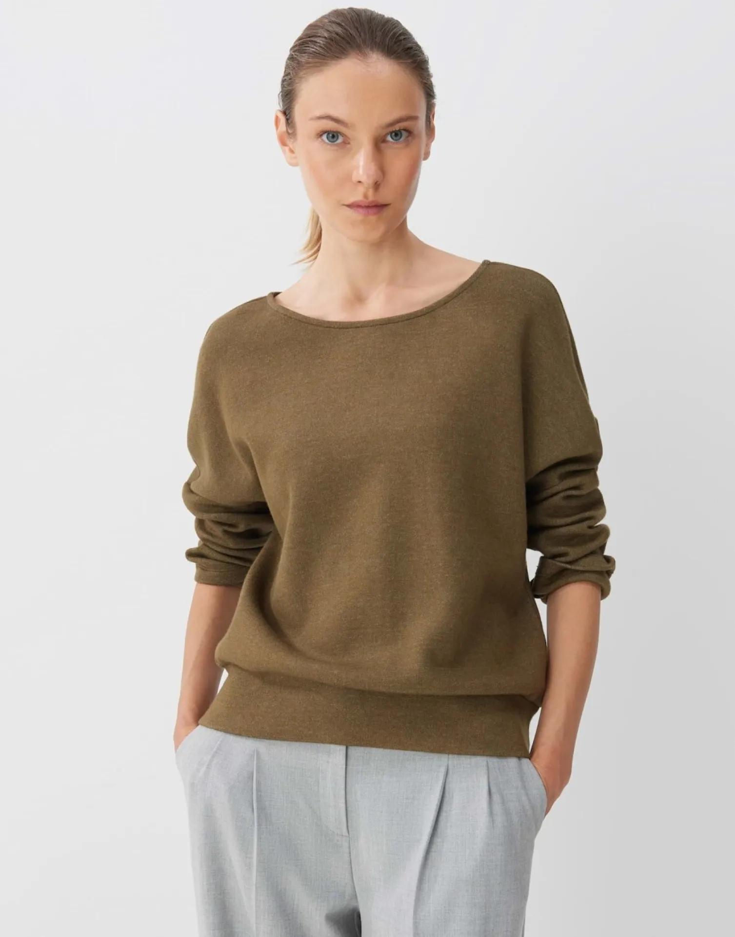 someday Fashion Sweat>Trui Ukelida Misty Green