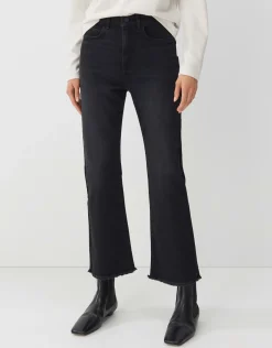 someday Fashion Gebreide Items>Uitlopende Jeans Ciflare Charcoal Dark Charcoal