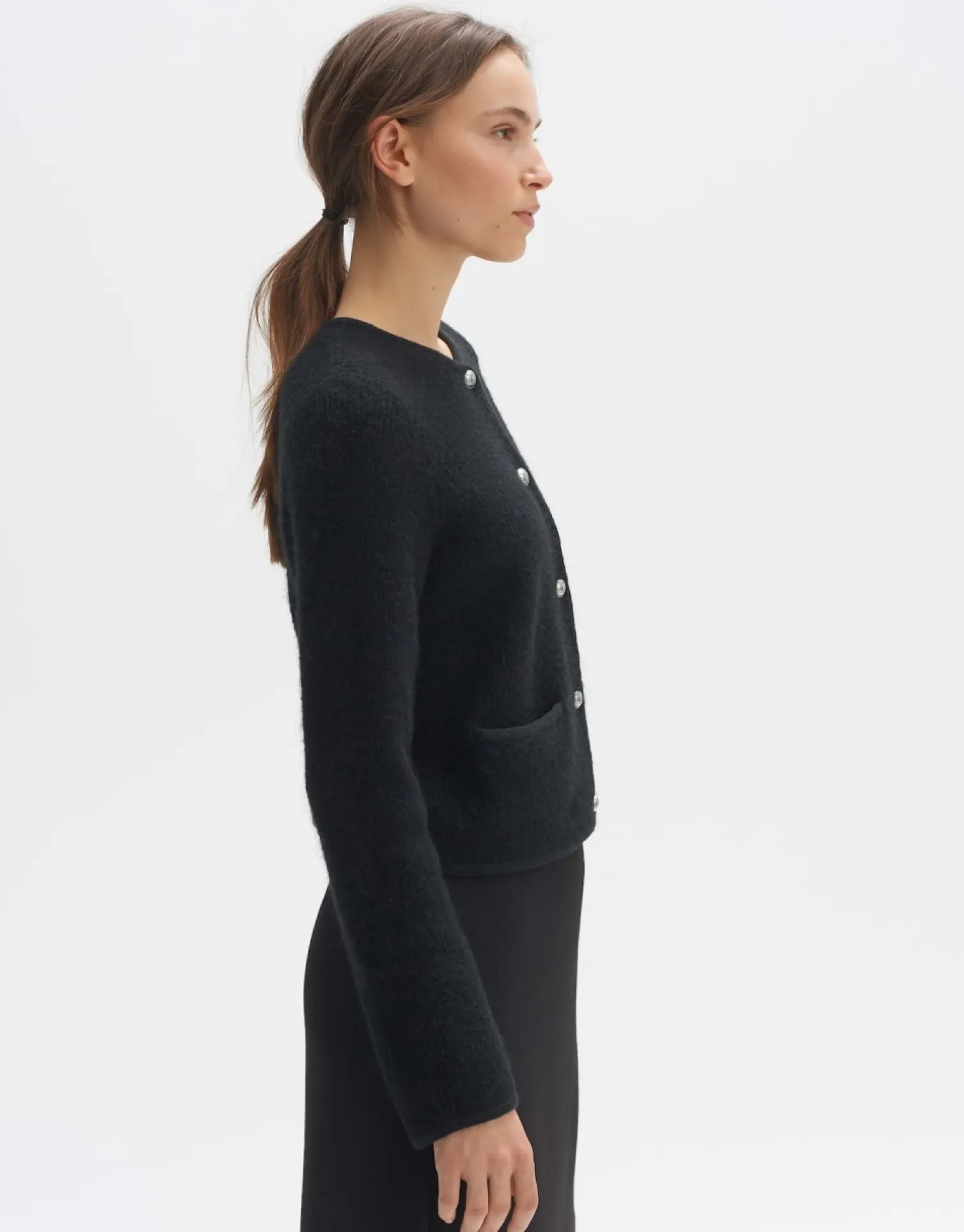 someday Fashion Gebreide Items>Vest Dalora Black