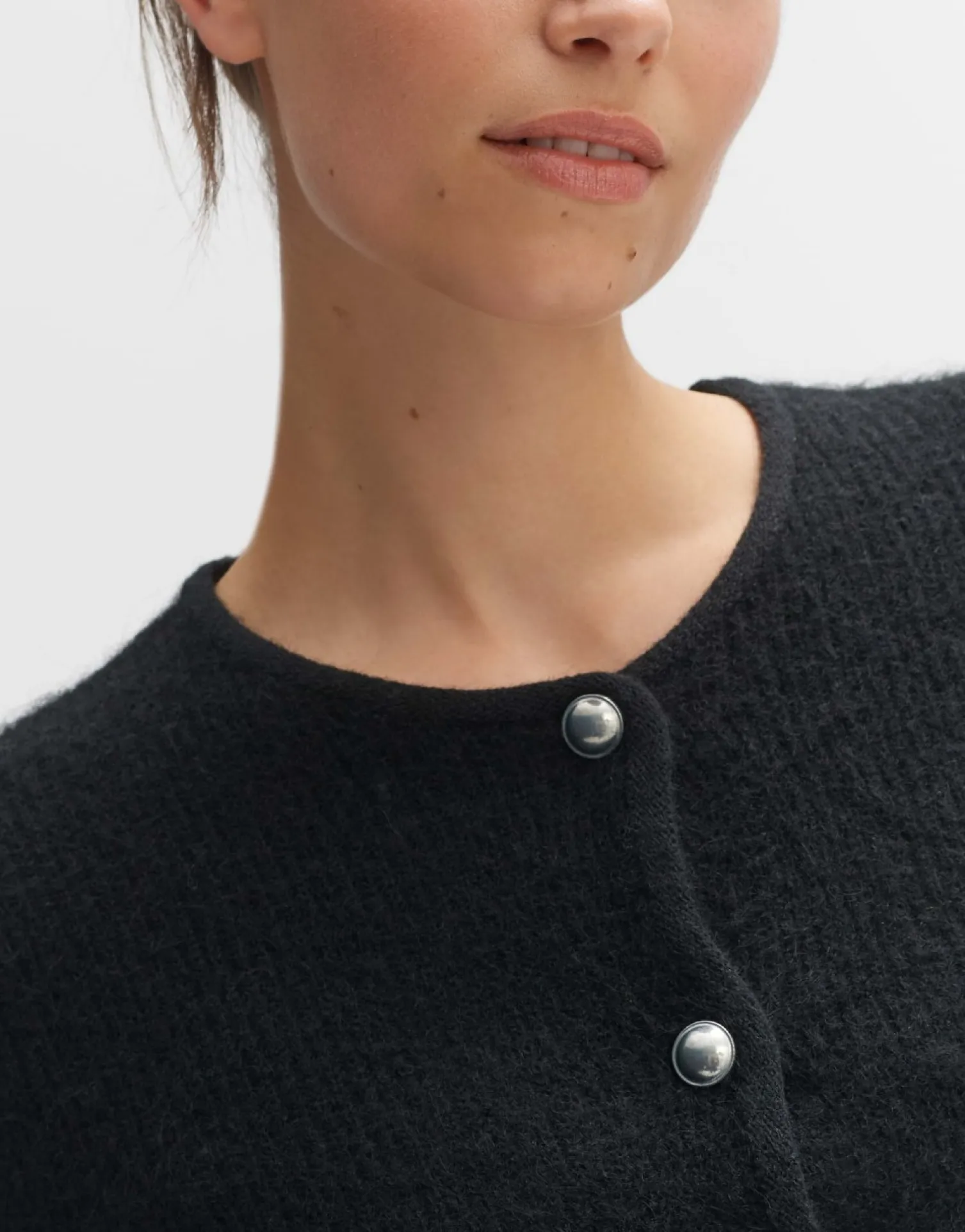 someday Fashion Gebreide Items>Vest Dalora Black