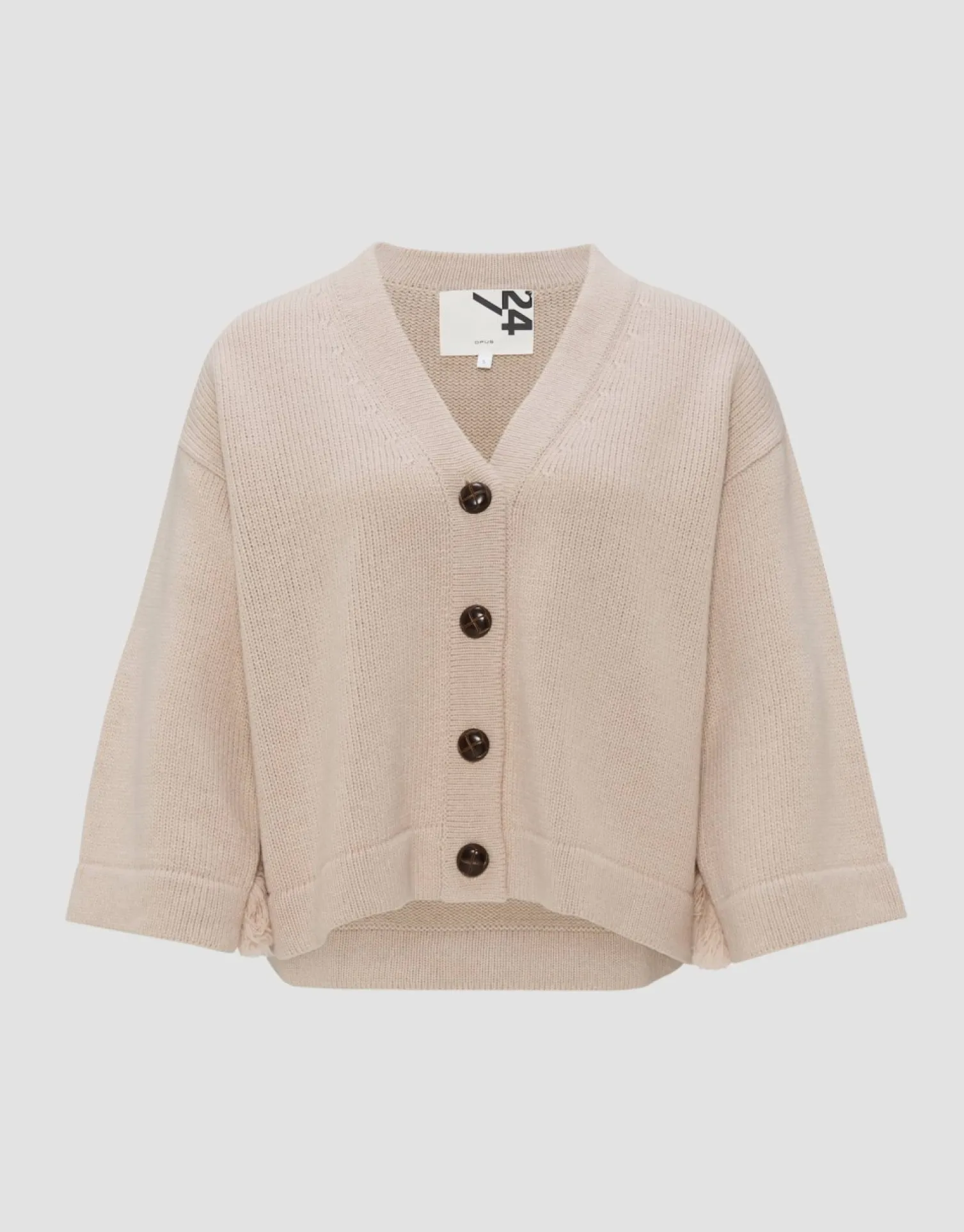 someday Fashion Gebreide Items>Vest Difransi Beige