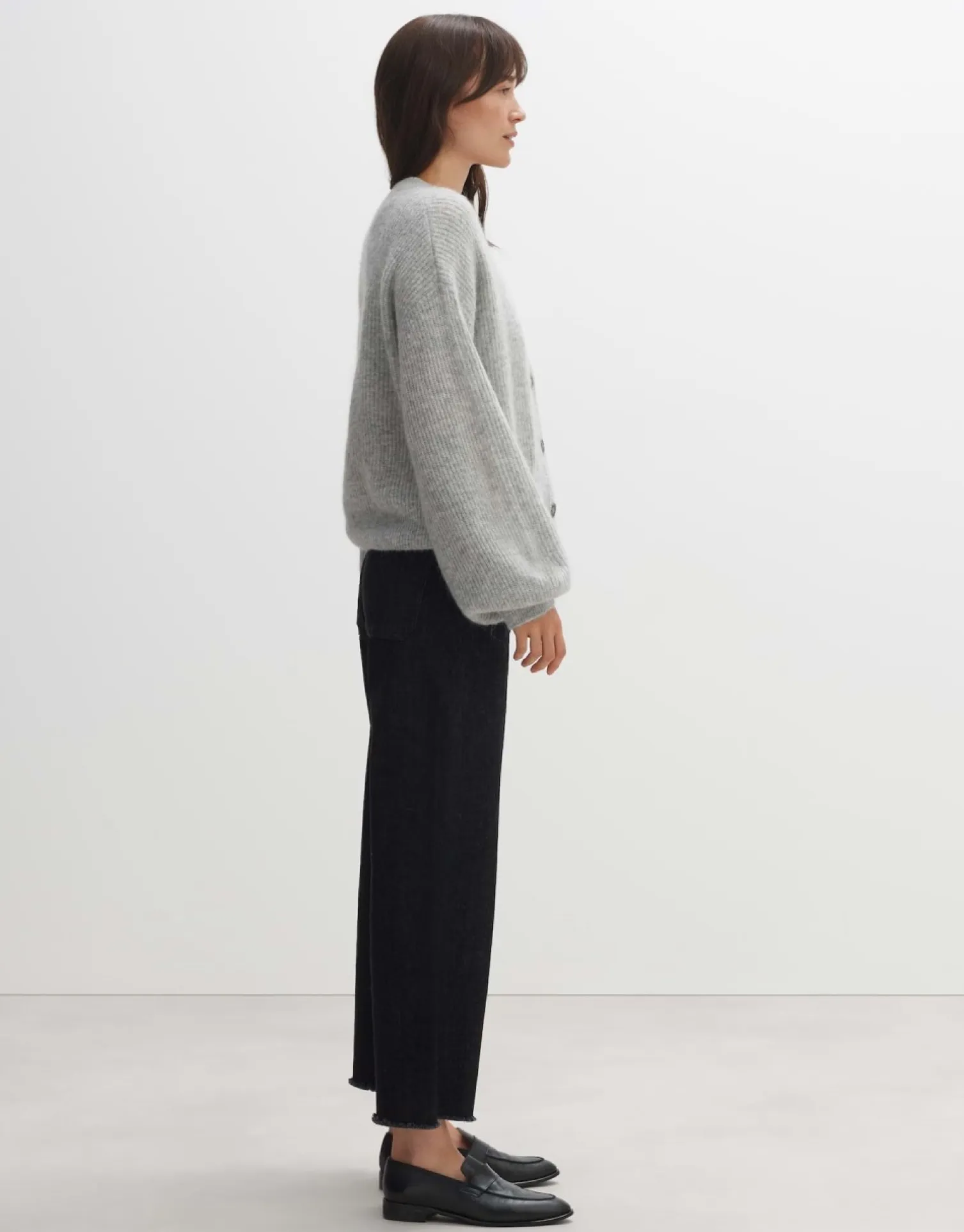 someday Fashion Gebreide Items>Vest Dimunu Hazy Fog Melange