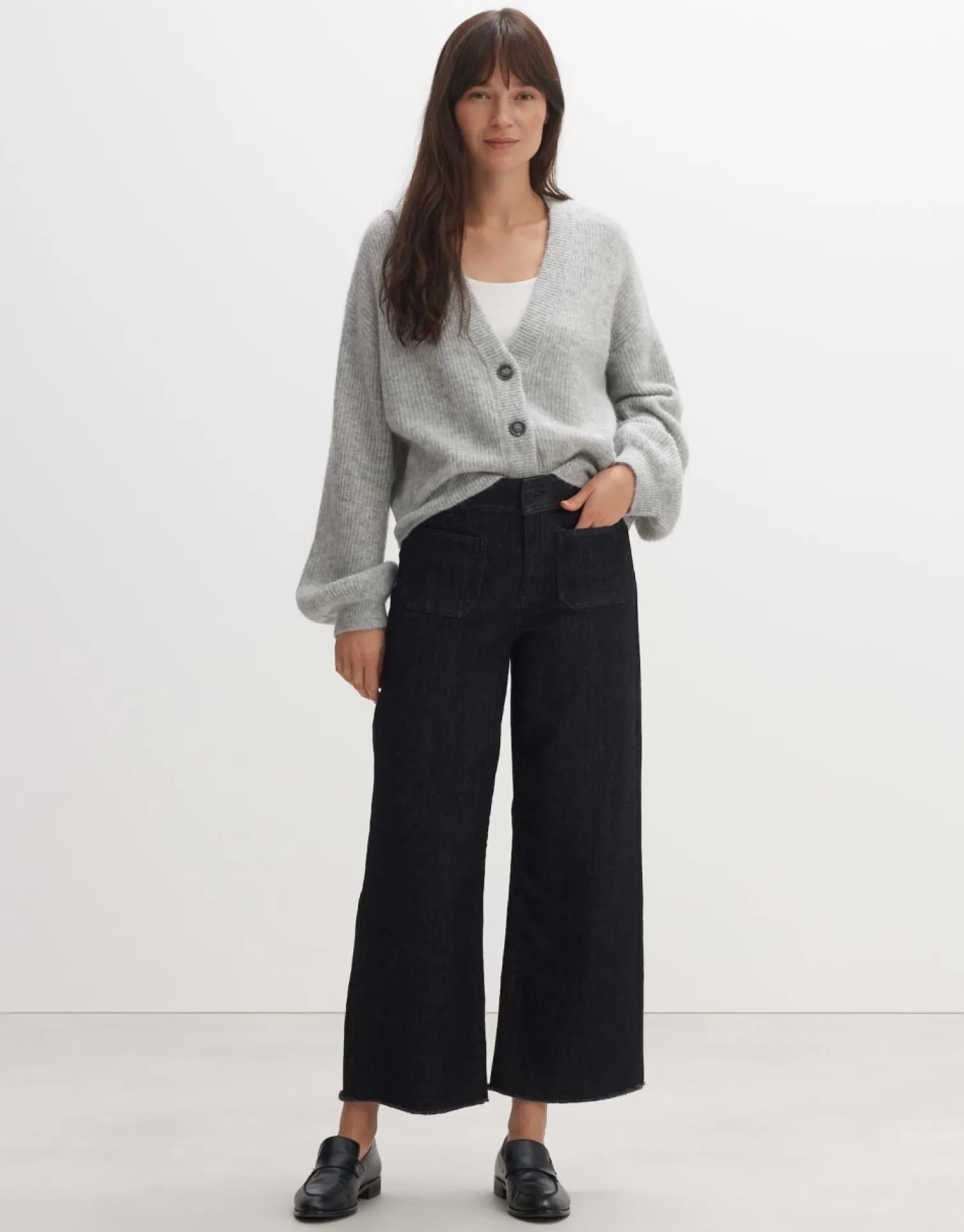 someday Fashion Gebreide Items>Vest Dimunu Hazy Fog Melange