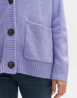 someday Fashion Gebreide Items>Vest Domaro Soft Viola