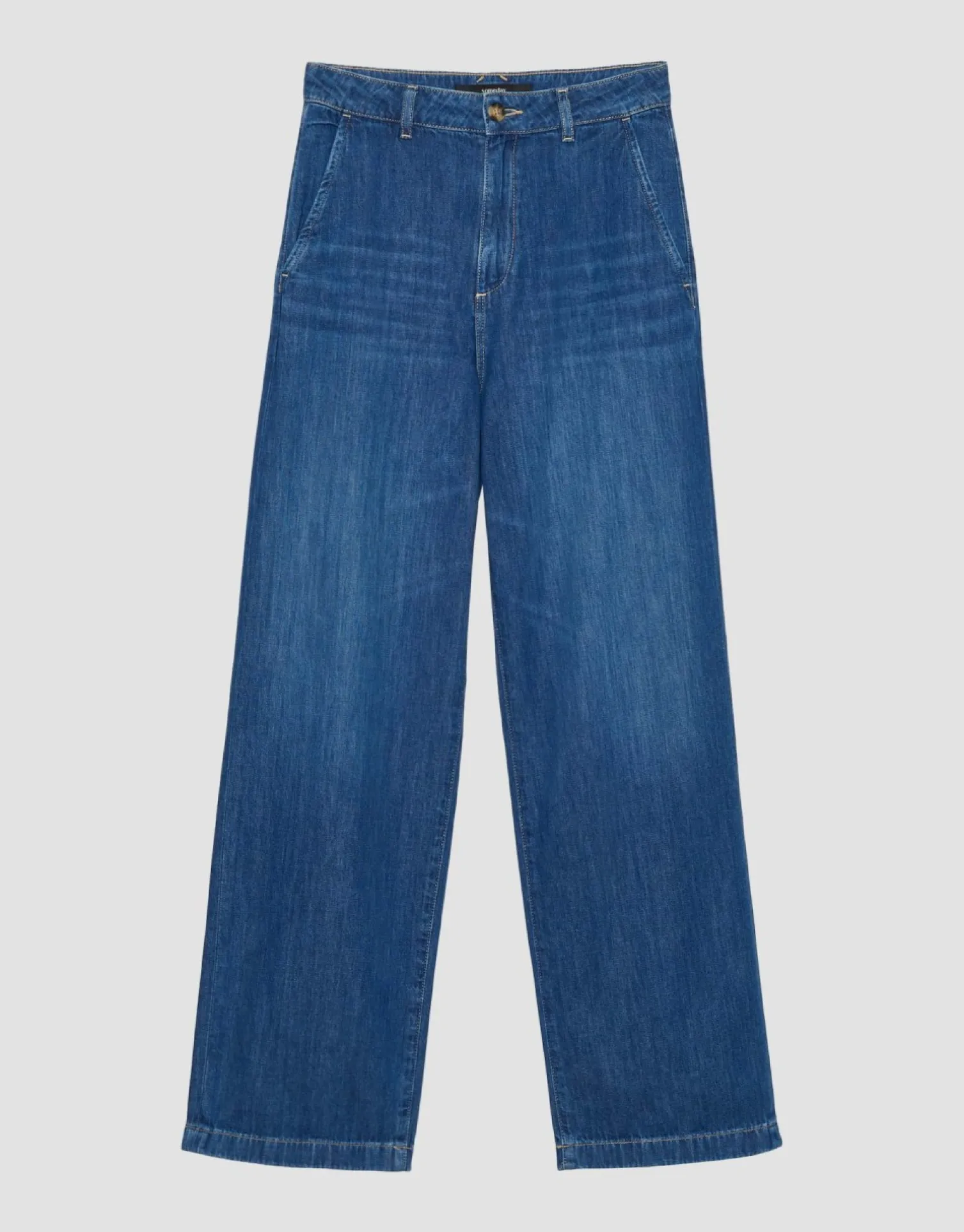 someday Fashion Jeans>Wide Jeans Celen Modern Mid Blue