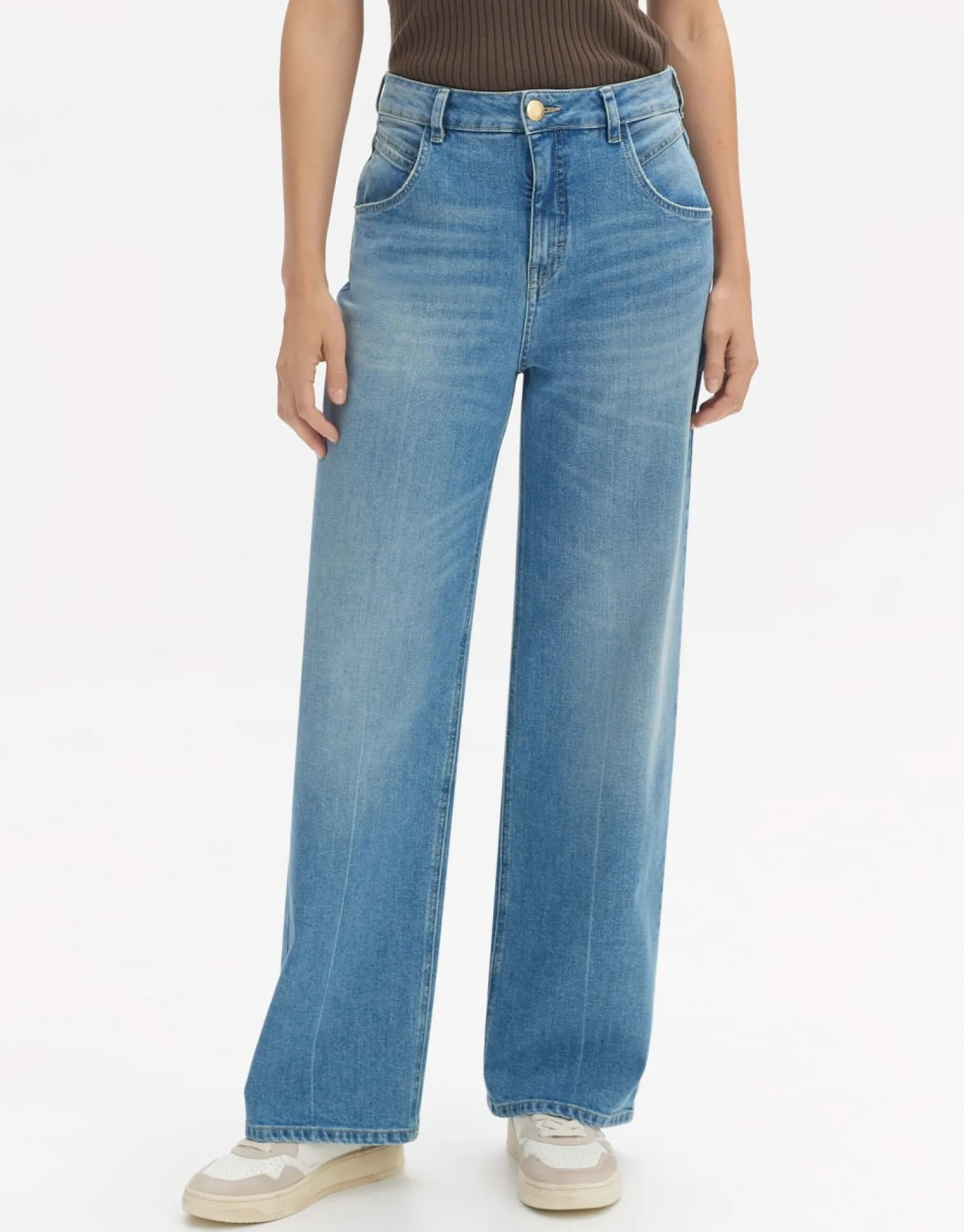 someday Fashion Jeans>Wide Jeans Miberta California Blue