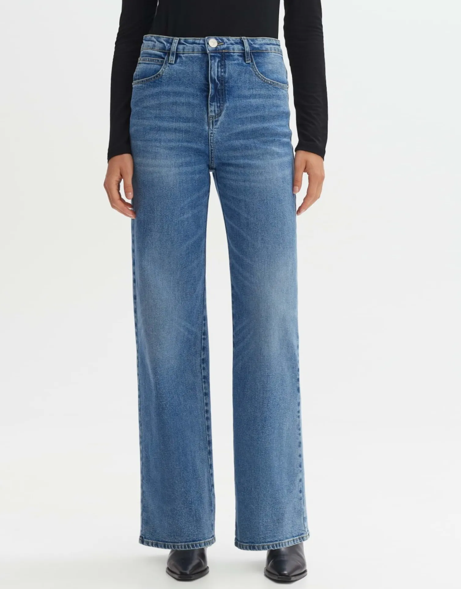 someday Fashion Jeans>Wide Jeans Mivy Heavy Blue