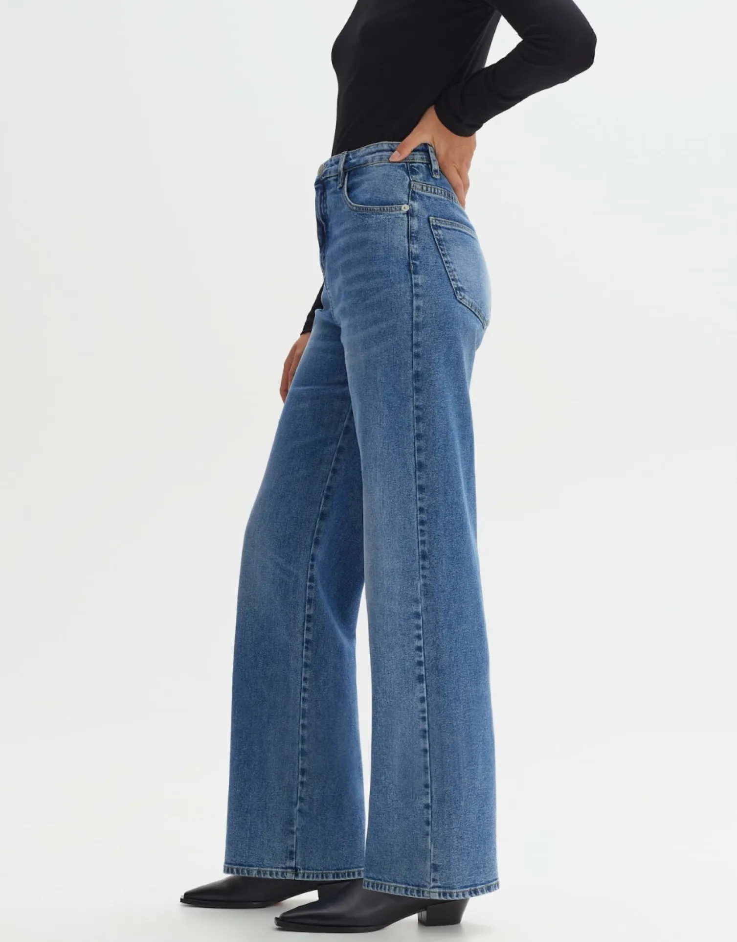 someday Fashion Jeans>Wide Jeans Mivy Heavy Blue