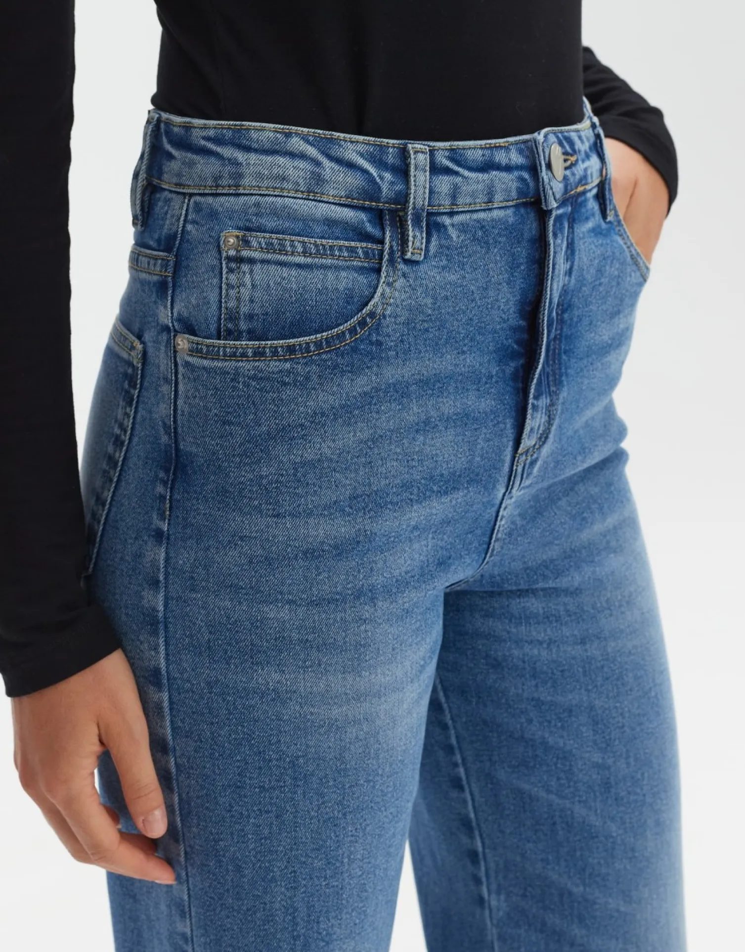 someday Fashion Jeans>Wide Jeans Mivy Heavy Blue