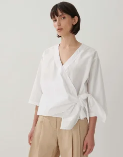 someday Fashion Blouses>Wikkelblouse Zayala White