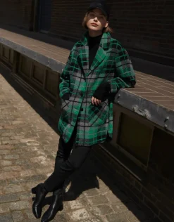 someday Fashion Outdoor>Wollen Mantel Halilo Grunge Easy Grey