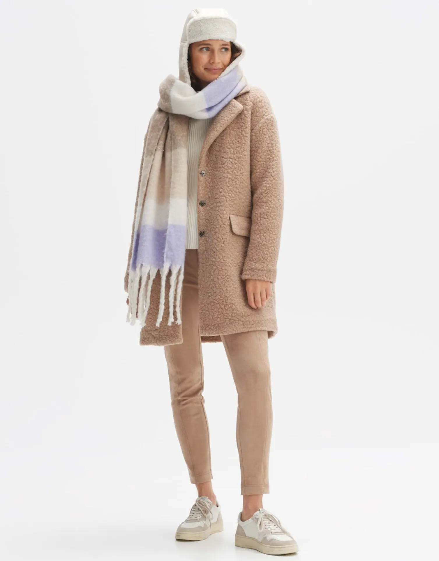 someday Fashion Outdoor>Wollen Mantel Hiromi Nutmeg